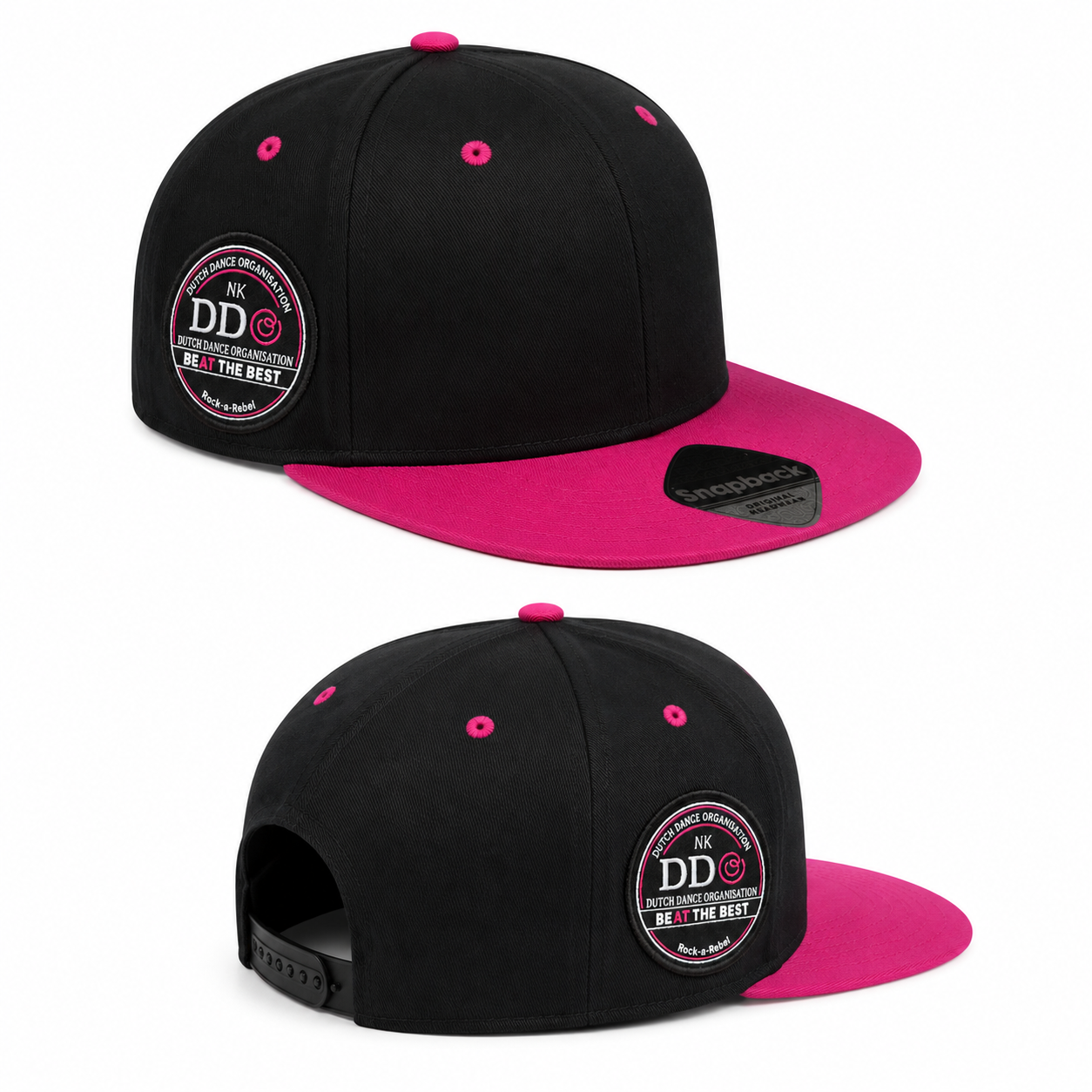 RAR + DDO Snapback (Limited edition) zwart-fuchsia