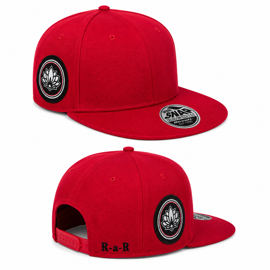 RAR Snapback rood