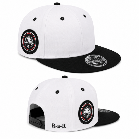 RAR Snapback wit/zwart